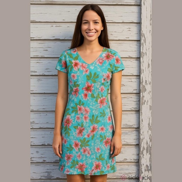 Talbots Dresses & Skirts - Vintage Talbots 90s Y2K 100% Silk Fairy Floral Summer Easter Spring Shift Dress